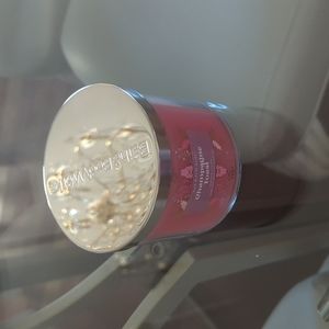 Bath & Body Works Champagne Toast scented candle. Pink. New.